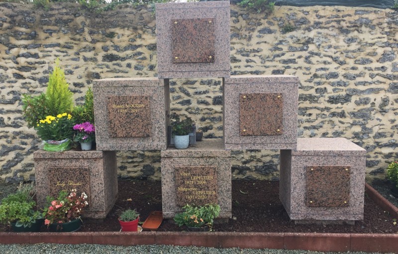 3 nouvelles cases au columbarium