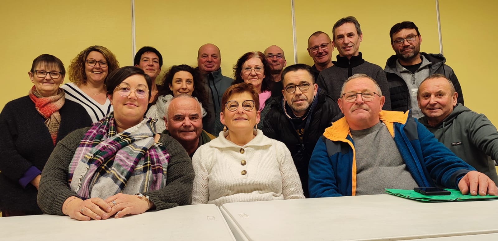 Photo des membres du comité des fêtes