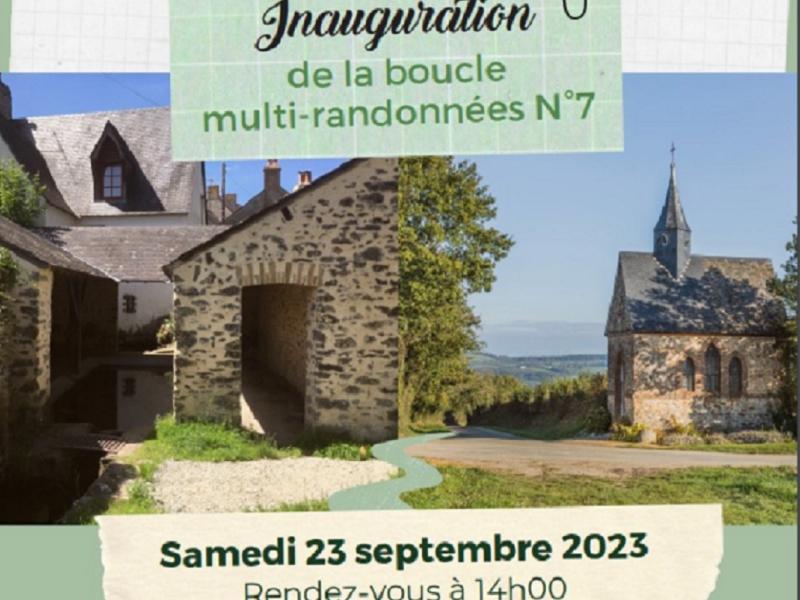 Randonnée: inauguration de la boucle n°7 le 23 septembre